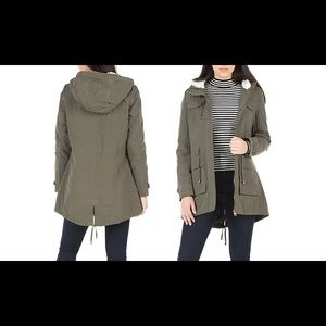 Madden Girl Green Utility Jacket